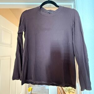 James Perse Plum Long Sleeve Tee